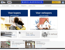 Tablet Screenshot of makelaarshuis.nl